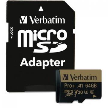 Verbatim 70002 64GB Pro Plus microSDXC Card
