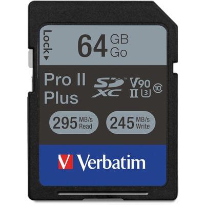 Verbatim 99166 64GB Pro II Plus SDXC Card