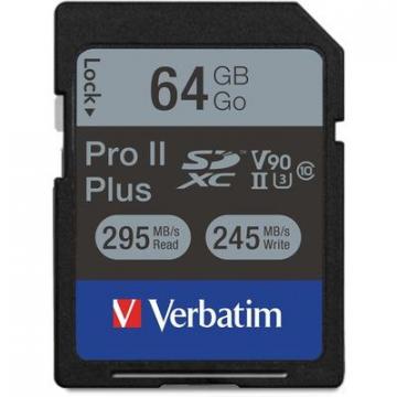 Verbatim 99166 64GB Pro II Plus SDXC Card