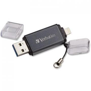Verbatim 49301 iStore 'n' Go Dual USB 3.0 Flash Drive