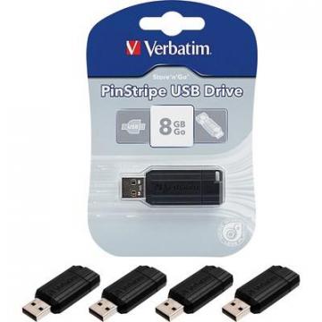 Verbatim 49062BD PinStripe USB Drive