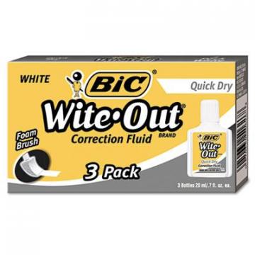 BIC WOFQD324 Wite-Out Brand Quick Dry Correction Fluid