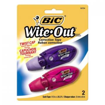 BIC WOMTP21 Wite-Out Brand Mini Twist Correction Tape
