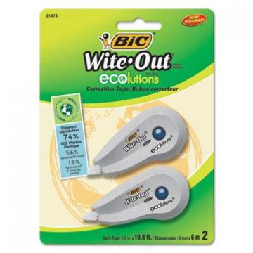 BIC WOETP21 Wite-Out Brand ECOlutions Mini Correction Tape