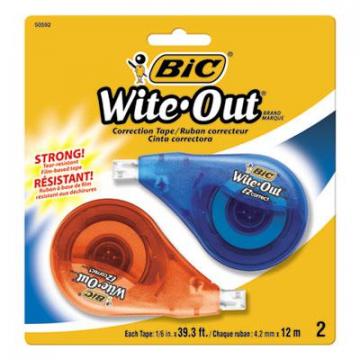 BIC WOTAPP21 Wite-Out Brand EZ Correct Correction Tape