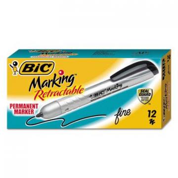 BIC PMR11BK Marking Retractable Permanent Marker