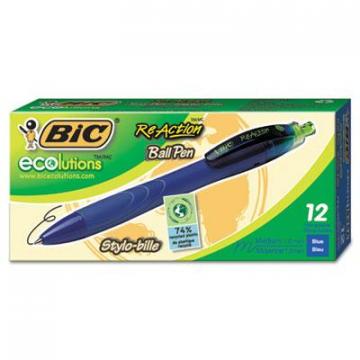 BIC CPGE11BE Ecolutions ReAction Retractable Ball Pen