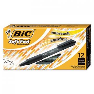 BIC SCSM11BK Soft Feel Retractable Ballpoint Pen