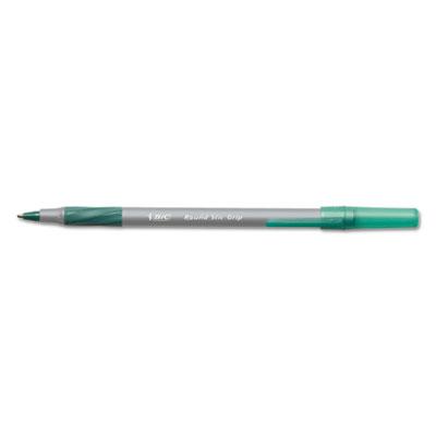 BIC GSMG11GN Round Stic Grip Xtra Comfort Ballpoint Pen