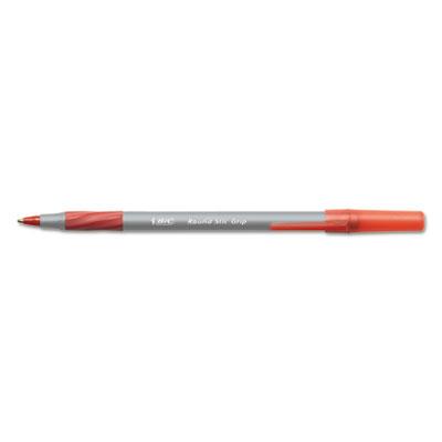 BIC GSMG11RD Round Stic Grip Xtra Comfort Ballpoint Pen