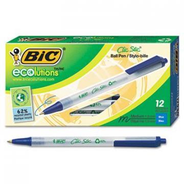 BIC CSEM11BE Ecolutions Clic Stic Retractable Ballpoint Pen