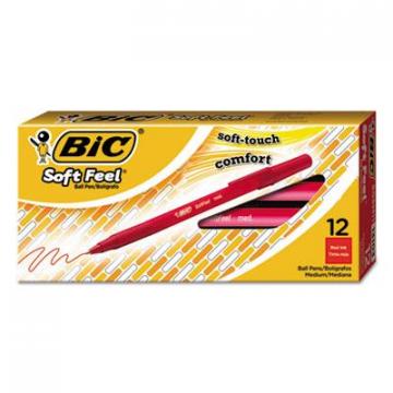BIC SGSM11RD Soft Feel Stick Ballpoint Pen