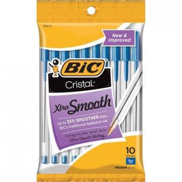 BIC MSP101BE Classic Cristal Ballpoint Pens