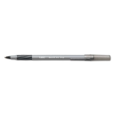 BIC GSFG11BK Round Stic Grip Xtra Comfort Ballpoint Pen
