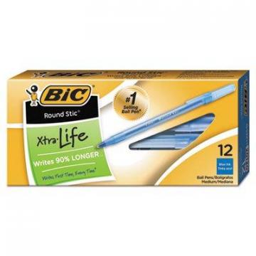 BIC GSM11BE Round Stic Xtra Precision & Xtra Life Ballpoint Pens