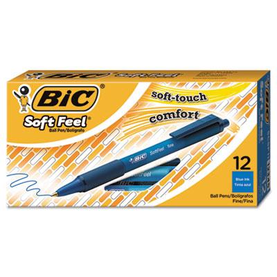 BIC SCSF11BE Soft Feel Retractable Ballpoint Pen