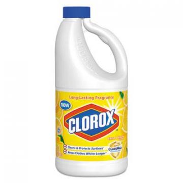 Clorox Bleach with CloroMax Technology, Lemon Fresh Scent, 64 oz Bottle (30779)