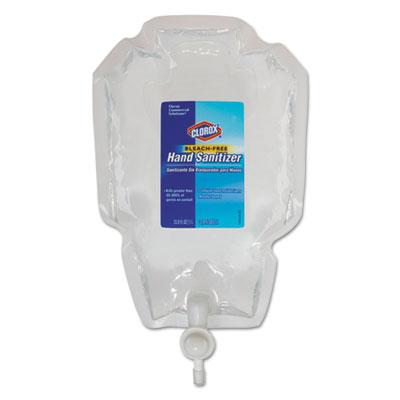 Clorox Hand Sanitizer Push Button Dispenser Refill, 1 L Bag (01753)