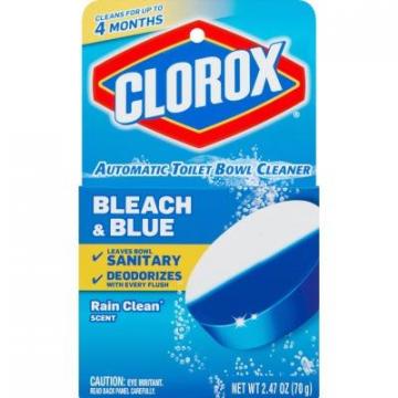 Clorox 30176BD Bleach/Blue Rain Clean Toilet Bowl Cleaner