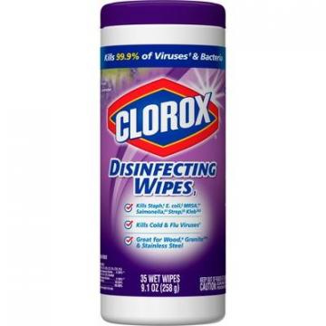 Clorox 01654BD Fresh Lavender Disinfecting Wipes