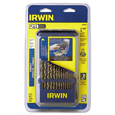 IRWIN Cobalt High Speed Steel Drill Bit Set 3018002