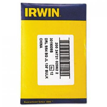 IRWIN Black and Gold HSS Fractional Drill Bit 3019009B