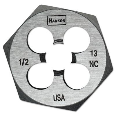 IRWIN HANSON High-Carbon Steel Fractional Hexagon Die 6858