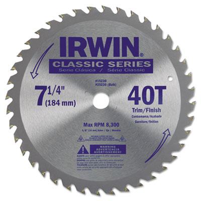IRWIN Carbide-Tipped Circular Saw Blade 15230ZR