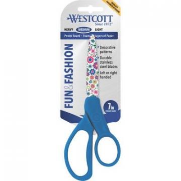 Westcott 16401 7" Fun/Fashion Student Scissors