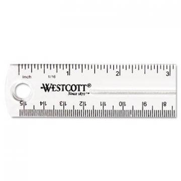 Westcott 45016 Transparent Plastic Ruler