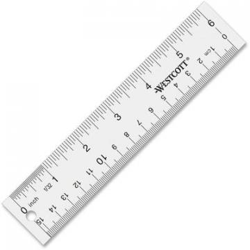 Westcott 10561 See-Through Acrylic Rulers