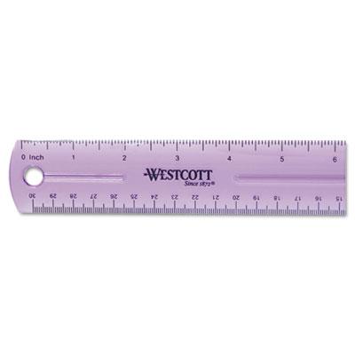 Westcott 12975 Jeweltone Plastic Ruler
