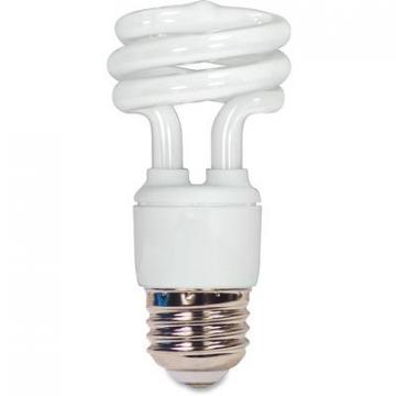 Satco S7214 T2 11-watt Mini Spiral CFL Bulb