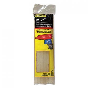 Bostitch Dual Temperature 10" Glue Sticks, Clear, 12/Pack (GS25DT)