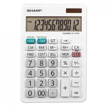 Sharp EL334W EL-334W Large Desktop Calculator