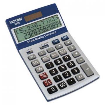Victor 9800 2-Line Easy Check Display Calculator