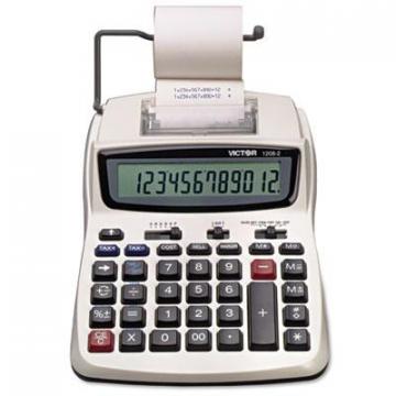 Victor 12082 1208-2 Two-Color Compact Printing Calculator
