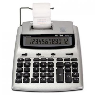 Victor 12123A 1212-3A Antimicrobial Two-Color Printing Calculator
