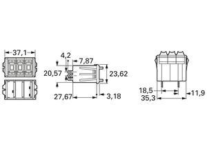 Bourns Cermet digital potentiometer, 1 kΩ (1K0), 2 W, Wire termination