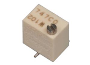 Bourns SMD Cermet trimmer potentiometer, 2 kΩ (2K0), 0.25 W, 6.35 mm