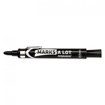 Marks-A-Lot 24878 Avery MARK A LOT Large Desk-Style Permanent Marker with Metal Pocket Clip