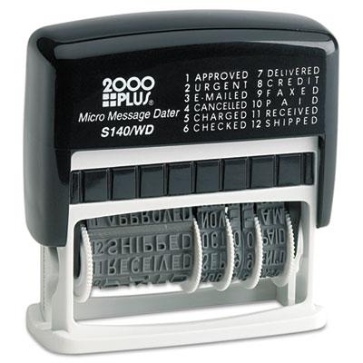 2000 PLUS Micro Message Dater, Self-Inking (011090)