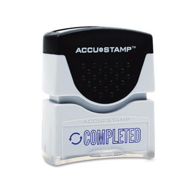 AbilityOne 3246955 Pre-inked Blue Completed Message Stamp