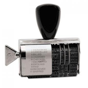 Identity Group T2754 Rubber 11-Message Dial-A-Phrase Date Stamp