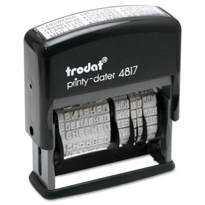 Trodat E4817 Economy 12-Message Date Stamp