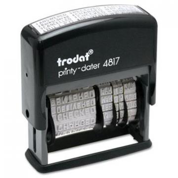 Trodat E4817 Economy 12-Message Date Stamp