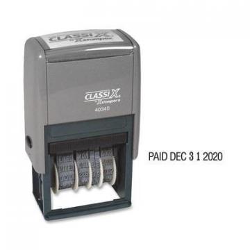 Xstamper 40340 Self-Inking Micro Message Dater
