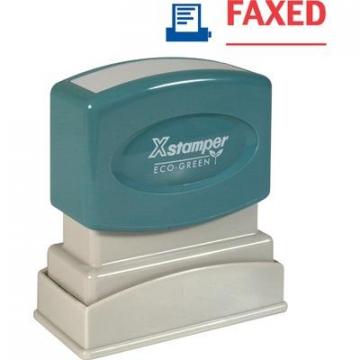 Xstamper 2023 Red/Blue FAXED Title Stamp
