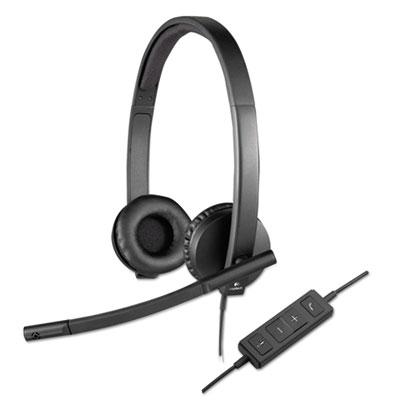 Logitech 981000574 USB H570e Over-the-Head Wired Headset