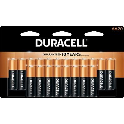 Duracell MN1500B20 Coppertop Alkaline AA Battery - MN1500